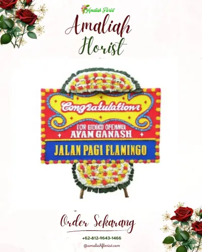 Bunga Papan Congratulation di Legokalong